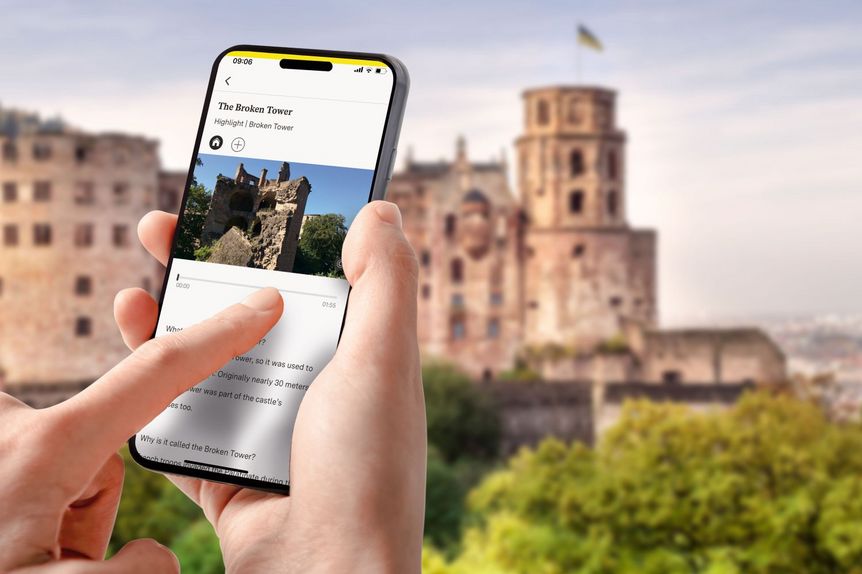 Photo: JUNG:Kommunikation Heidelberg Castle, Monument BW app