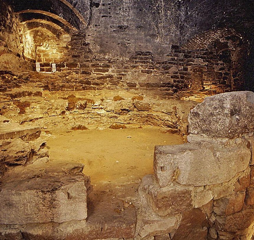 Schloss Heidelberg. Ofen im Backhaus