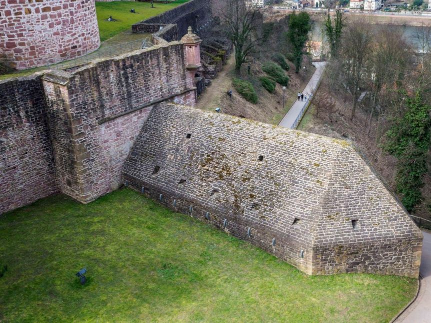 Foto: Staatliche Schlösser und Gärten Baden-Württemberg, Ralf Kuhlen Schloss Heidelberg, Spitzkasematte