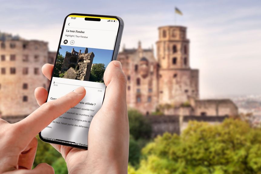 Château de Heidelberg, application Monument BW 