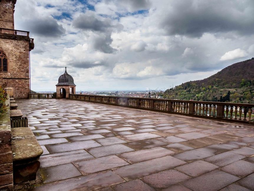 Foto: Staatliche Schlösser und Gärten Baden-Württemberg, Ralf Kuhlen Schloss Heidelberg, Altan